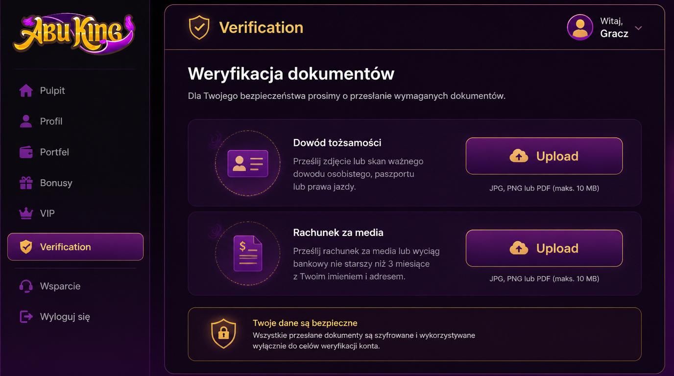 Tak wygląda proces przesyłania dokumentów i weryfikacji konta.